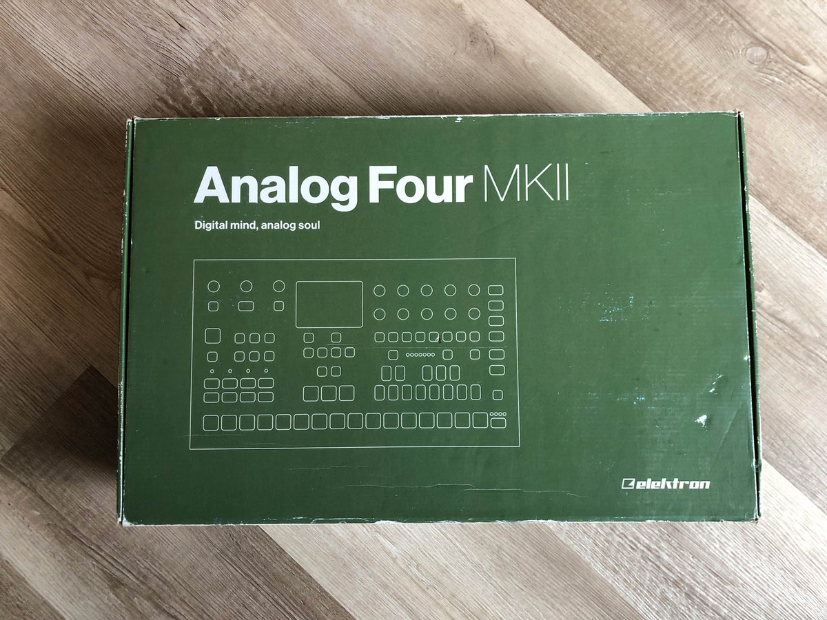 Elektron Analog Four MKII (Gray) w/ Original Box, PSU + New USB Cable