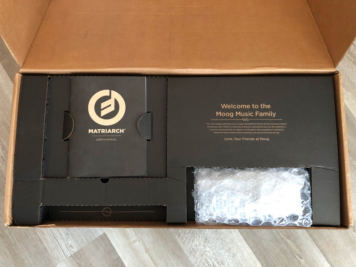 Moog Matriarch Semi-Modular Analog Synthesizer w/ OG Box & PSU, 15 Patch Cables + Manual & Recipe Book