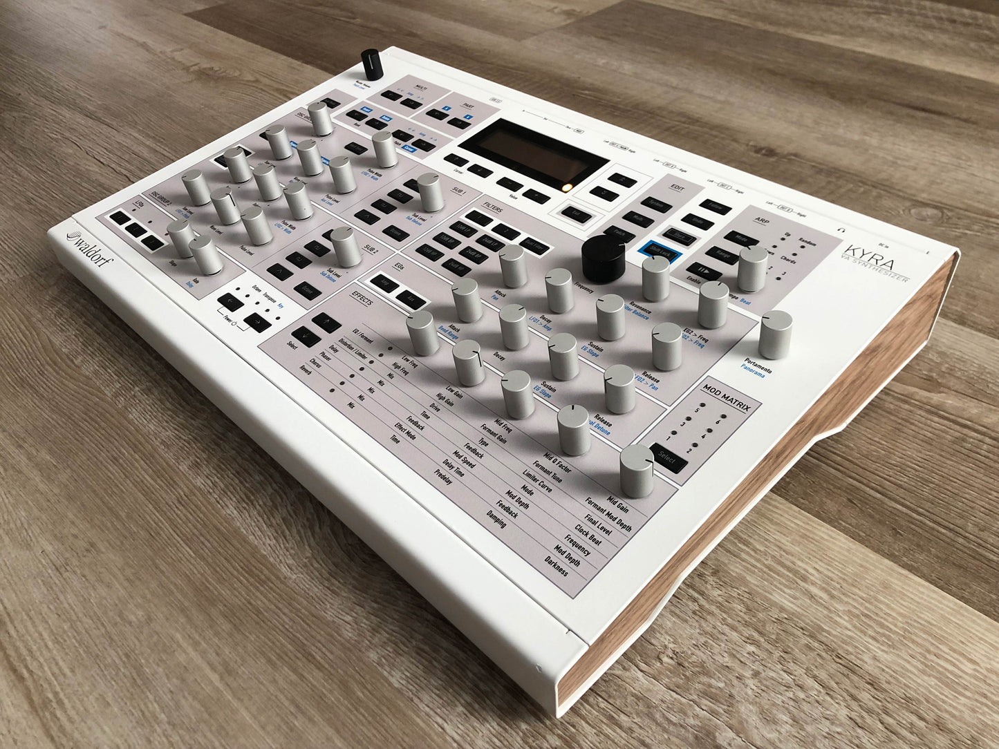 Waldorf Kyra Virtual Analog Desktop Synthesizer w/ Rack Ears + OG PSU