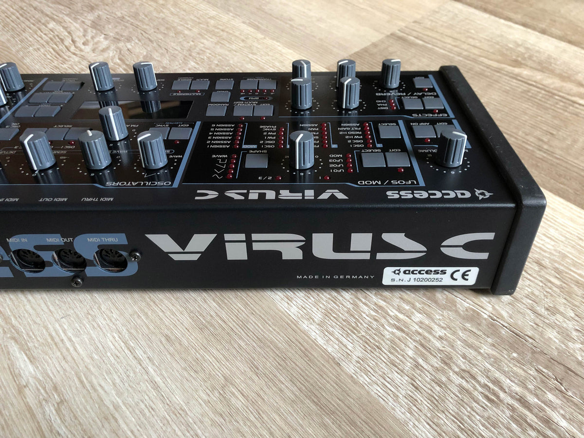 Access Virus C Desktop, Fully Recapped, All New Tacts, New Volume Pot, Power Switch, Battery + PSU
