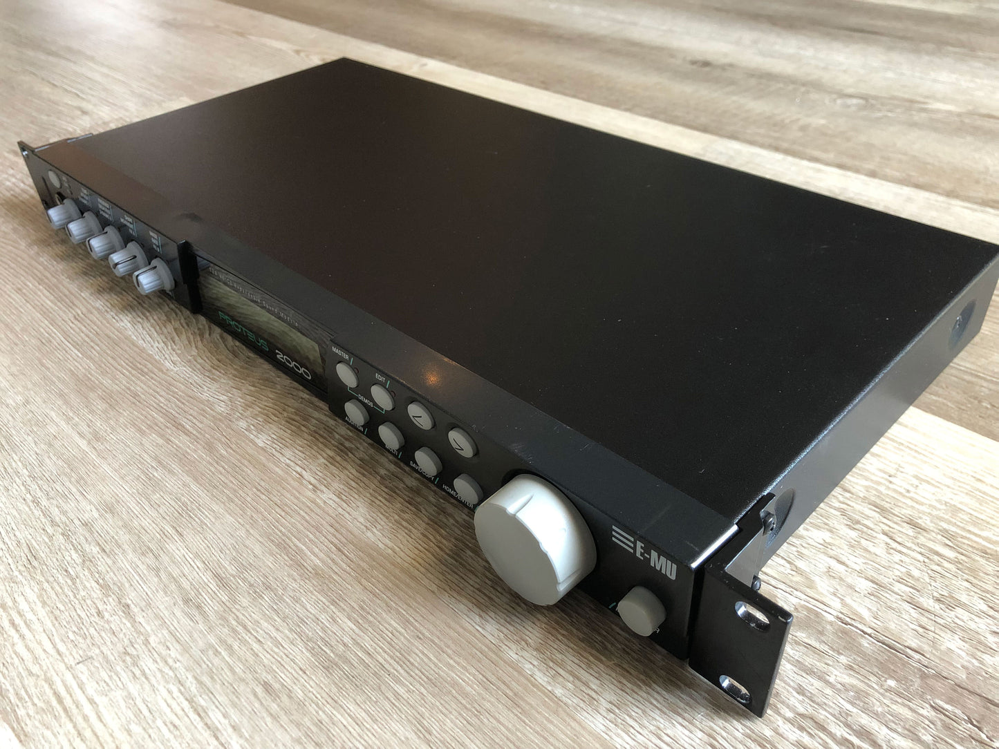 E-MU Systems Proteus 2000 Synthesizer Sound Module w/ New Encoder, New Modern PSU + Rack Ears