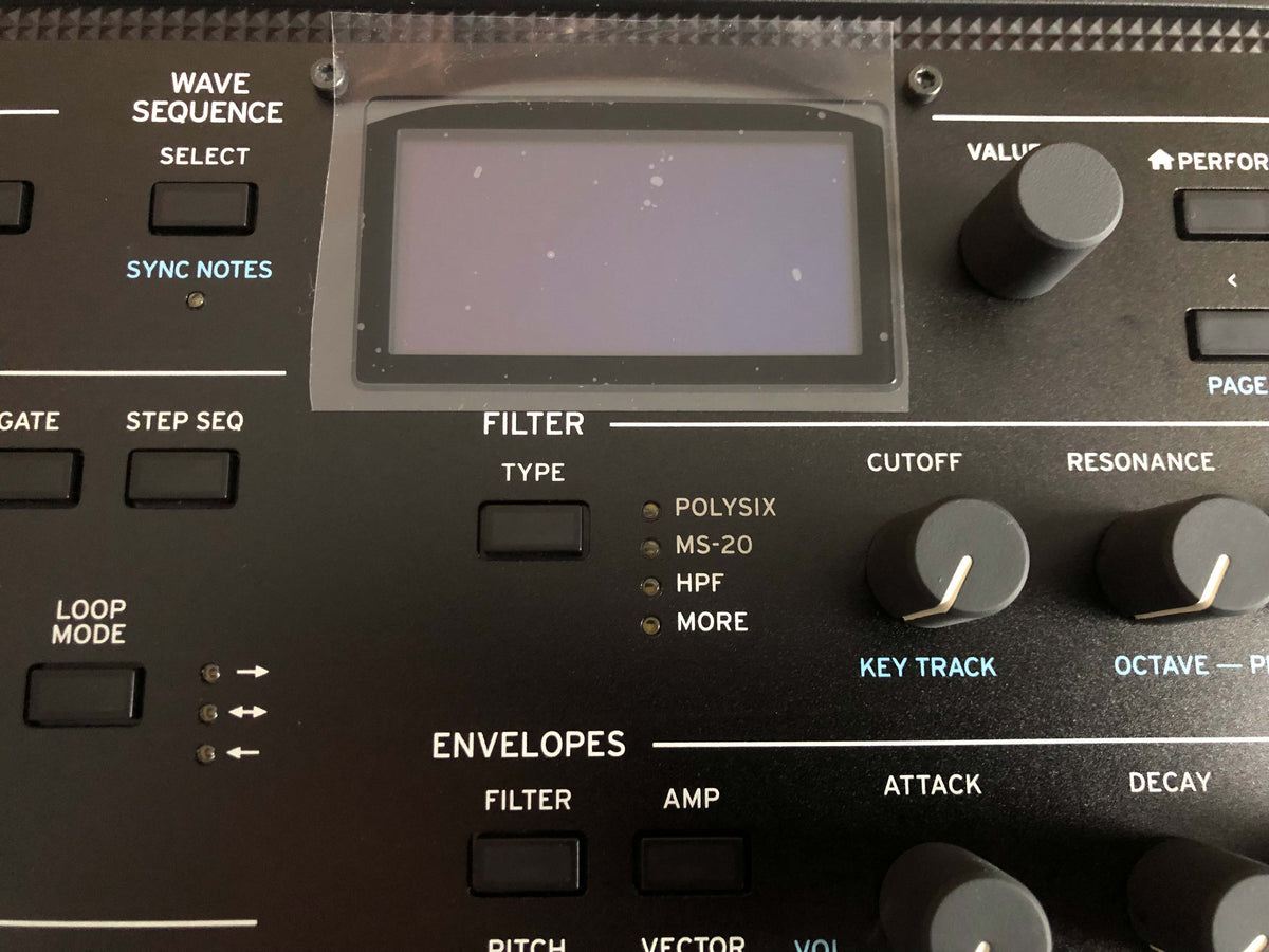 Korg Wavestate MKII Keyboard Synthesizer, Minty w/ Plastic still on LCD + OG PSU