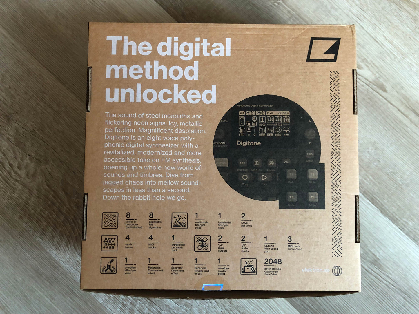 Elektron Digitone MKI w/ OG Box, PSU + New USB Cable