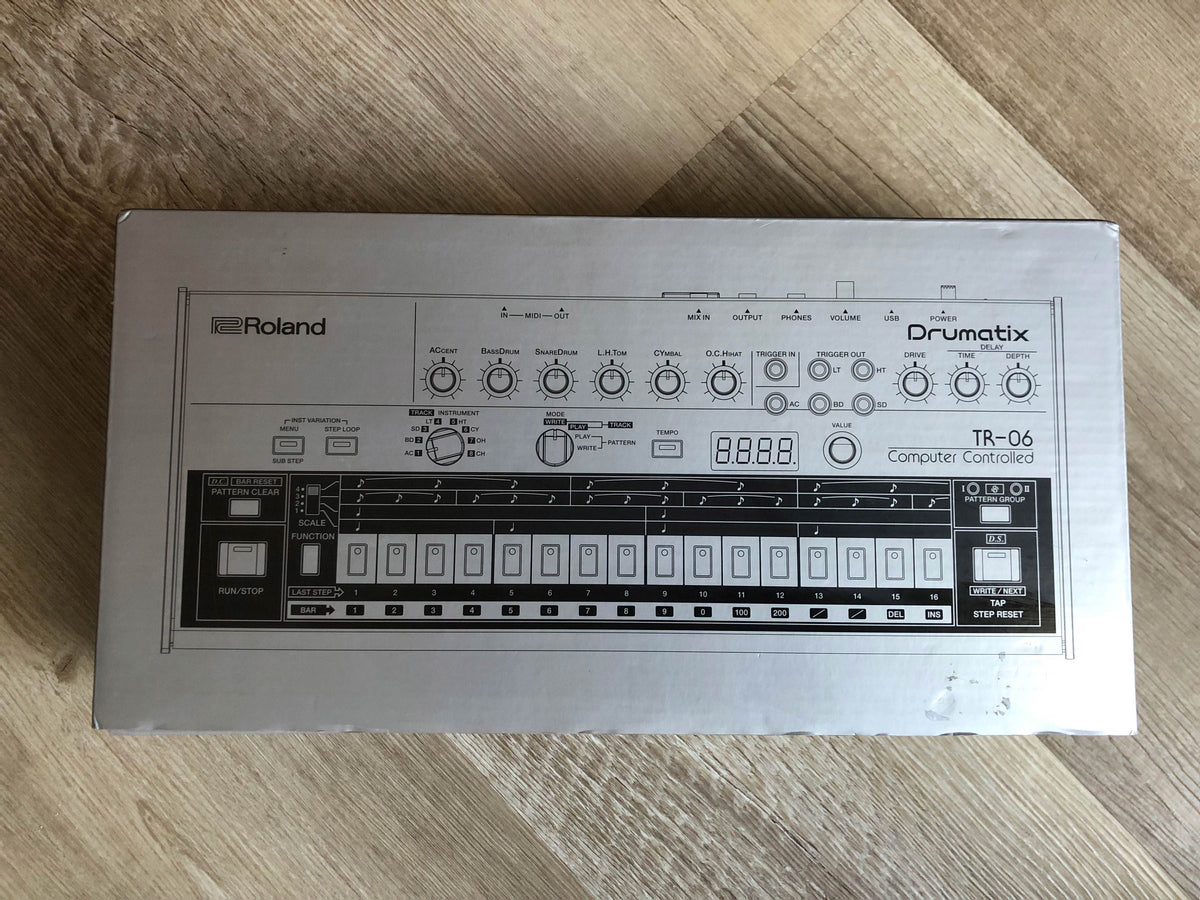 Roland TR-06 Boutique Series Drumatix Rhythm Machine w/ OG Box