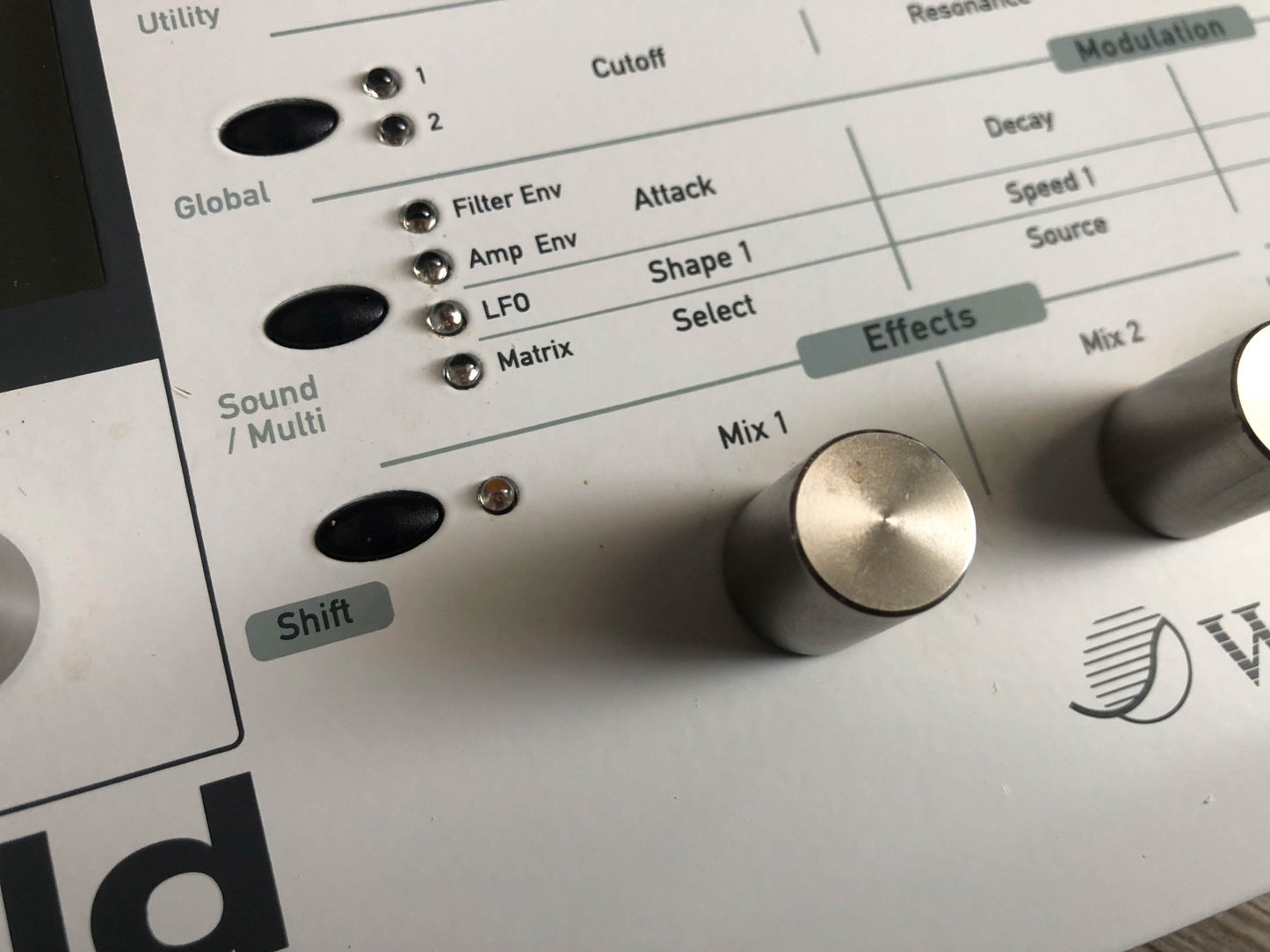 Waldorf Blofeld Desktop Wavetable & Analog Modeling Synthesizer (White)