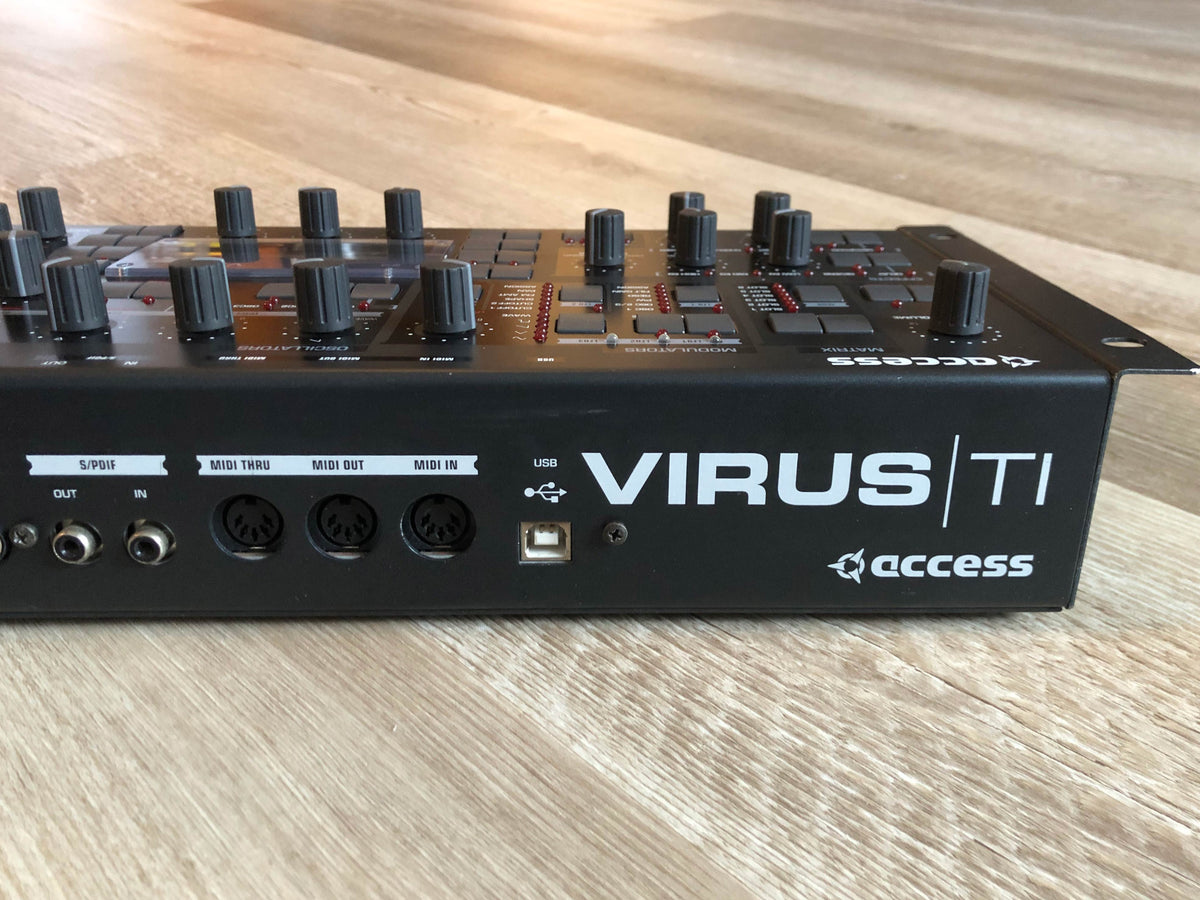 Access Virus TI Rack w/ All New Tacts, New Battery, PSU + HQ USB Cable