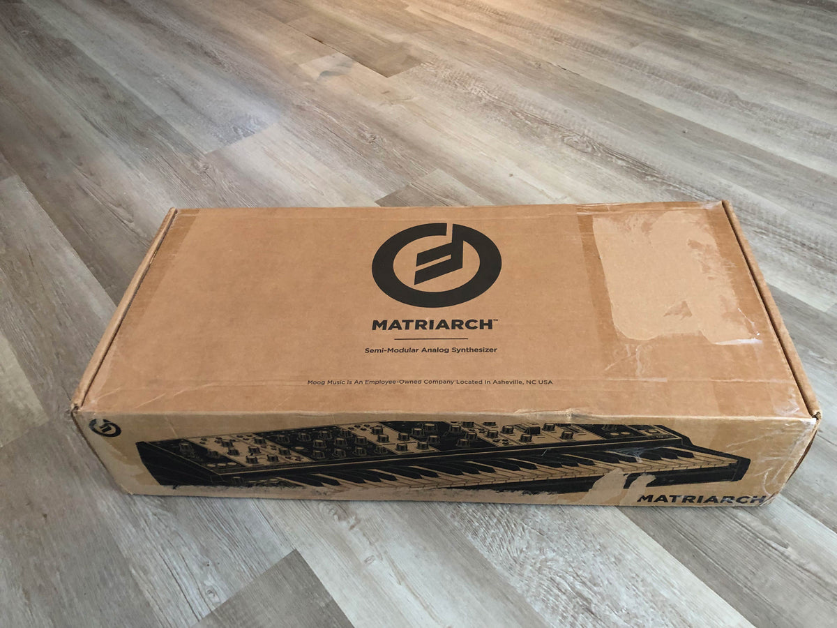 Moog Matriarch Semi-Modular Analog Synthesizer w/ OG Box & PSU, 15 Patch Cables + Manual & Recipe Book