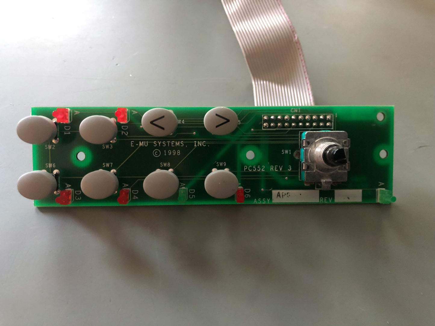 E-MU Systems Proteus 2000 Synthesizer Sound Module w/ New Encoder + Rack Ears & Manual