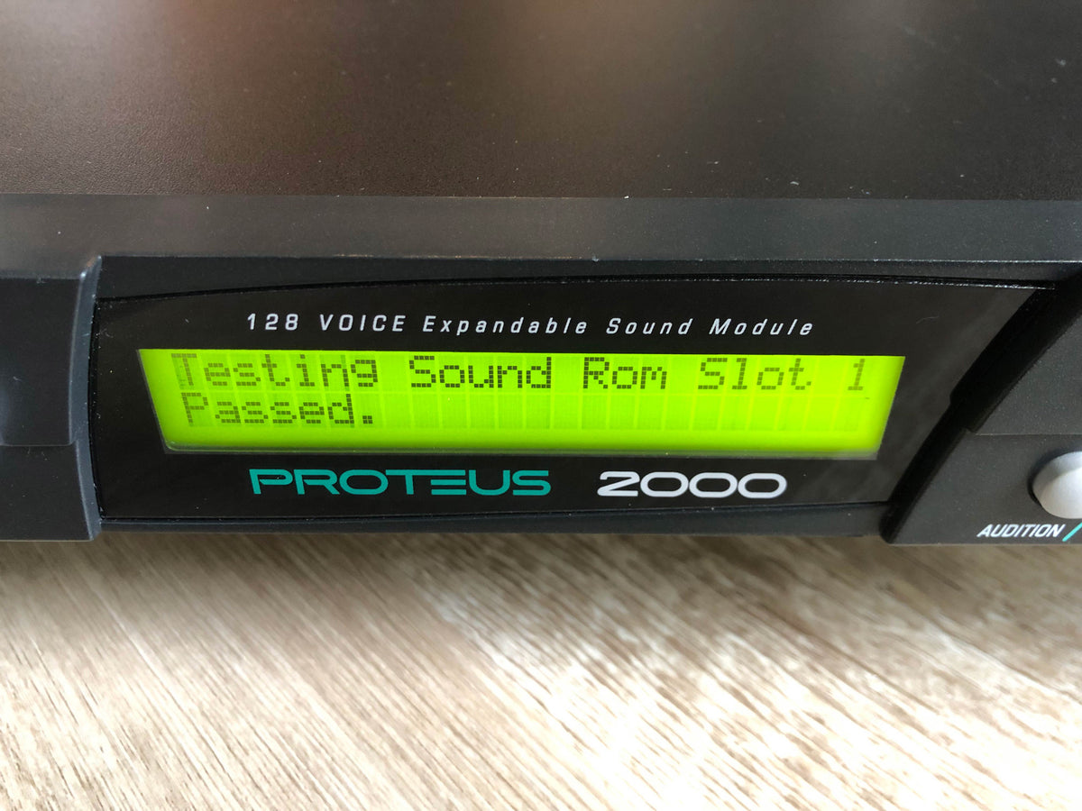E-MU Proteus 2000 Synthesizer Module w/ New Power Supply + New Encoder