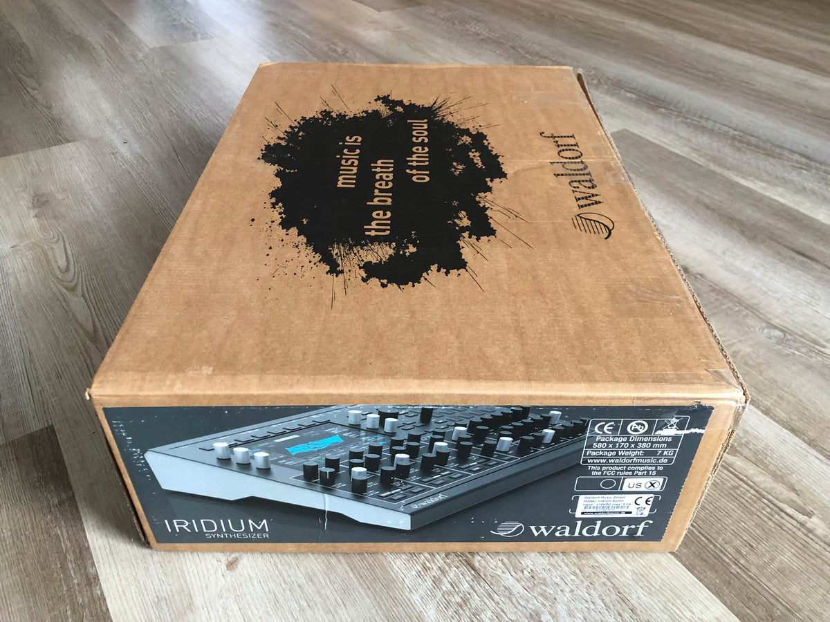 Waldorf Iridium Desktop MKI 16-Voice Synthesizer w/ OG Box, Manual + PSU