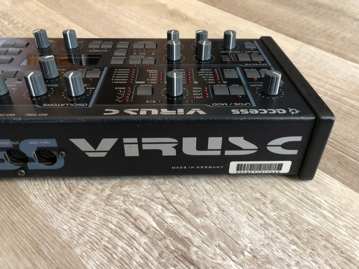 Access Virus C Desktop, Fully Recapped, All New Tacts, New Power Switch, Battery + PSU