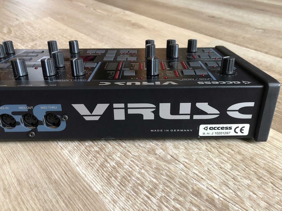 Access Virus C Desktop, Fully Recapped w/ All New Tacts, New Power Switch, Battery + Triad PSU