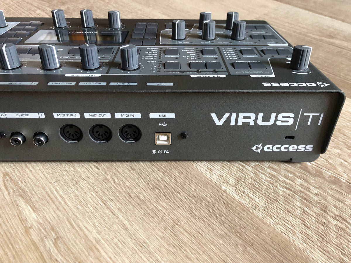Access Virus TI2 Desktop Very Clean Later Production Run w/ Original OEM PSU + 10-ft USB Cable