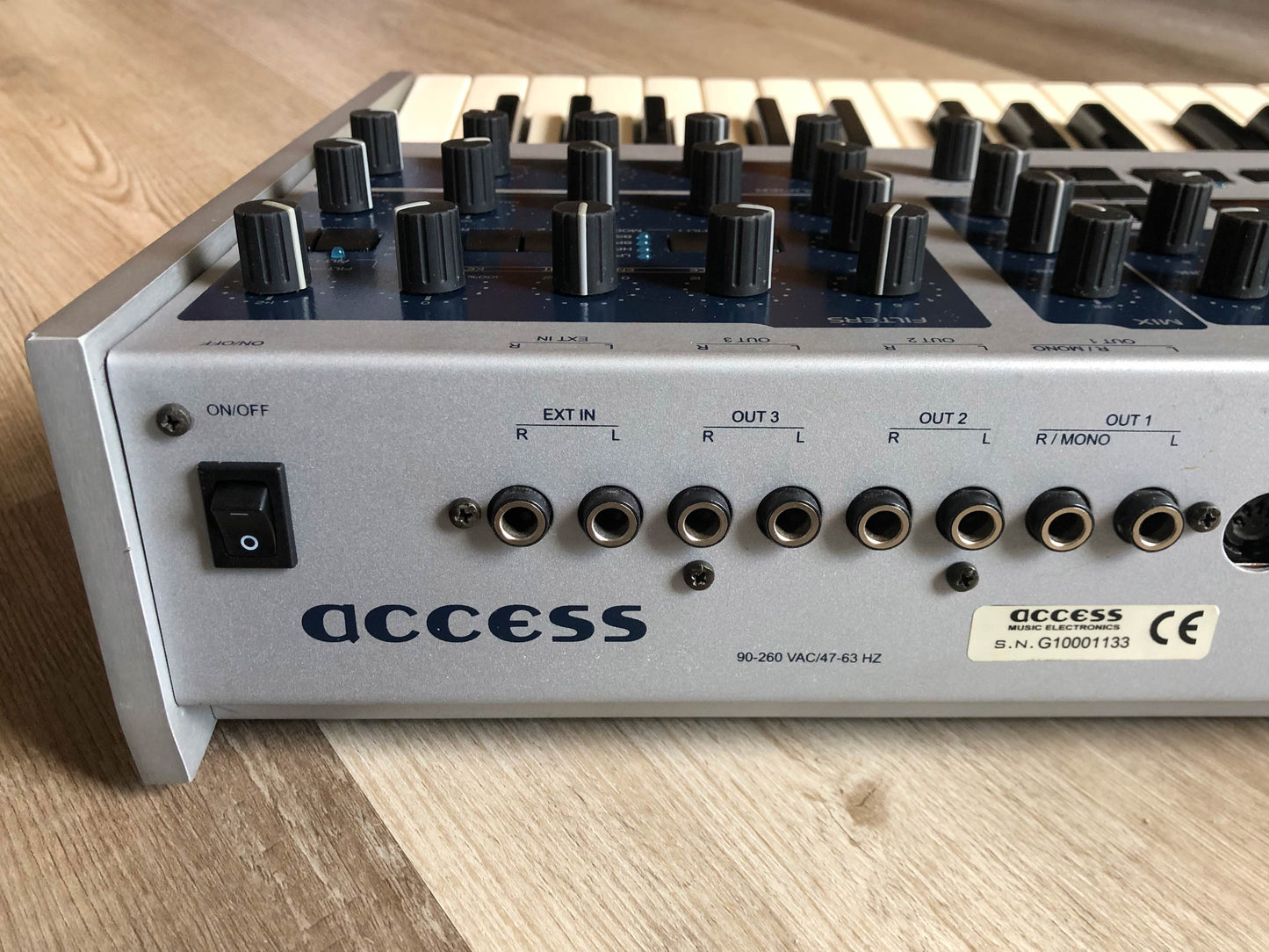 Access Virus Indigo w/ All New Tacts, New Display, Key Contact Board, Battery, Power Switch + PSU