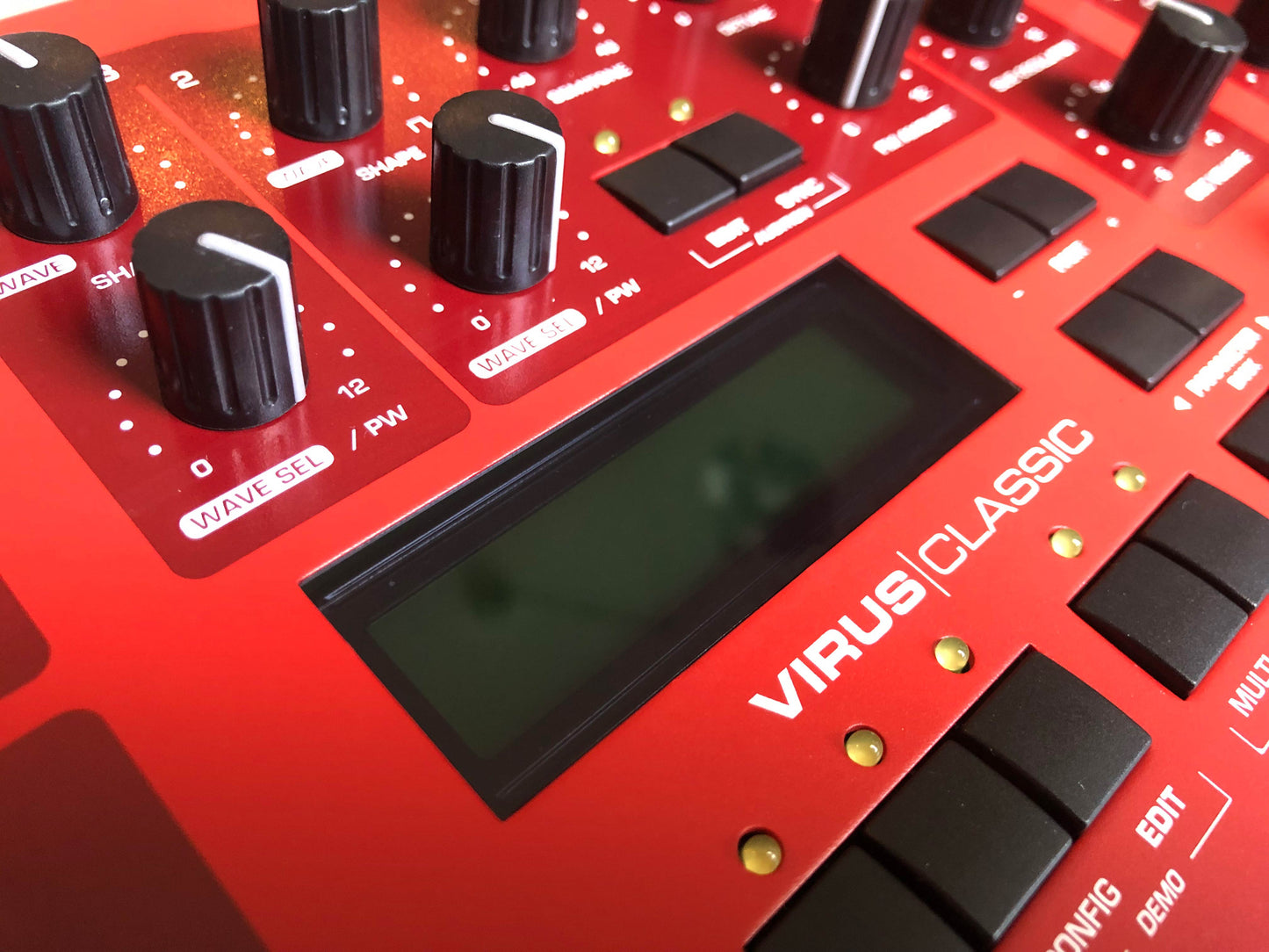 Access Virus Classic Desktop, Near-Mint w/ All New Tacts, Partial Recap, New Display + PSU