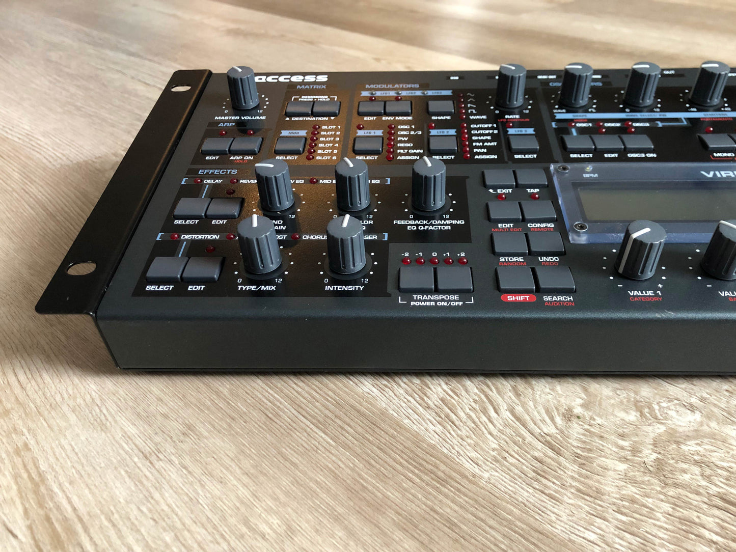 Access Virus TI Rack, w / All New Tacts, New Battery, Power Supply + HQ USB Cable