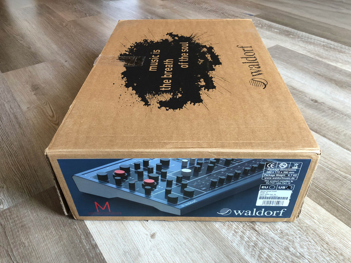 Waldorf M 8-Voice Wavetable Desktop Synthesizer w/ OG Box + PSU