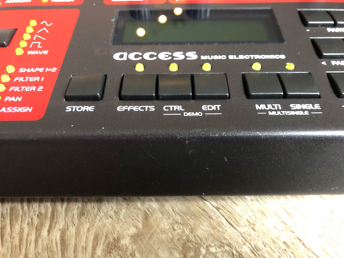 Access Virus B Desktop, Fully Recapped, New Display, New Power Switch, All New Tacts + New PSU