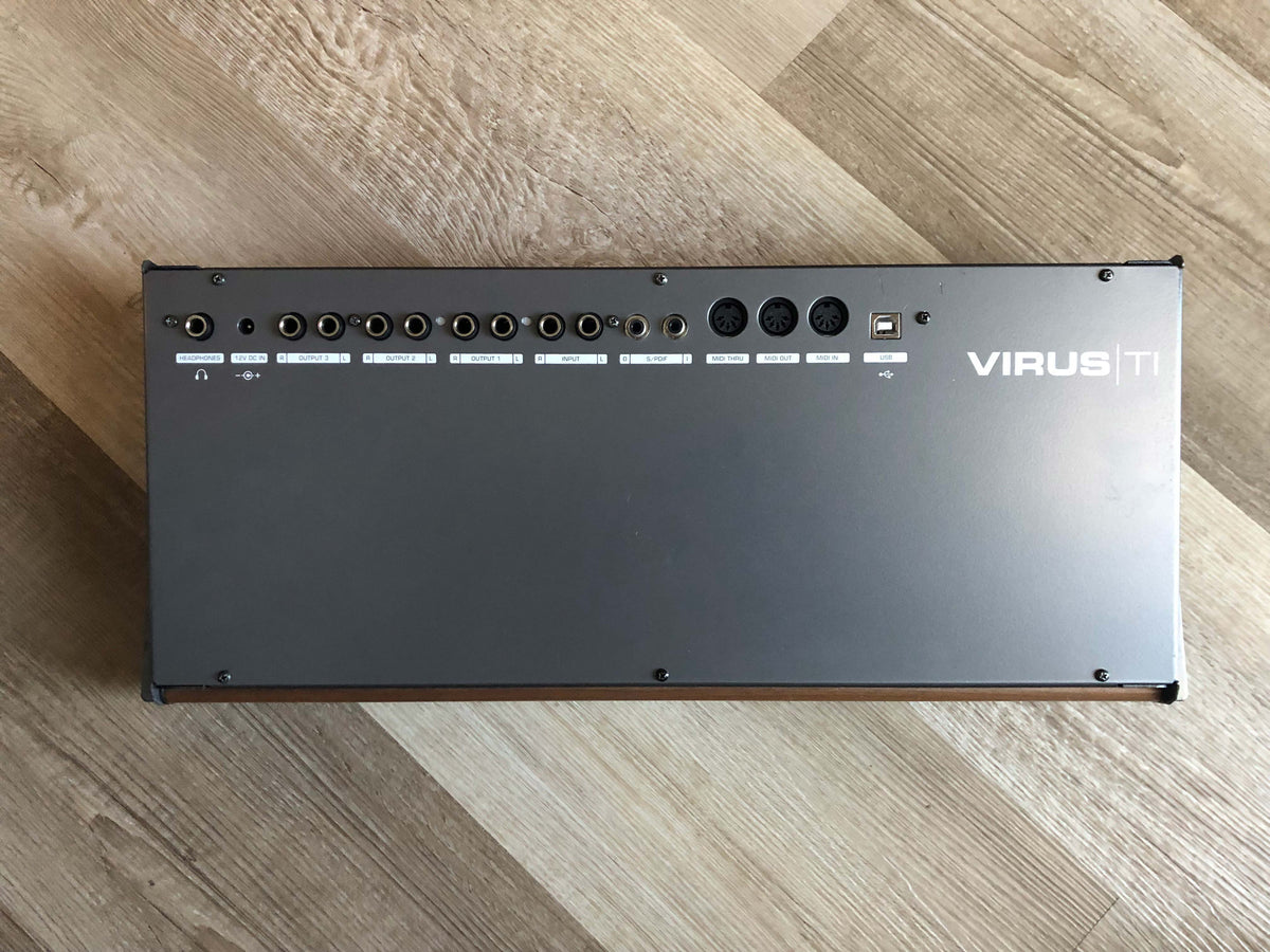 Access Virus TI2 Digital Synthesizer w/ Rack Mount Kit, New Battery + New PSU