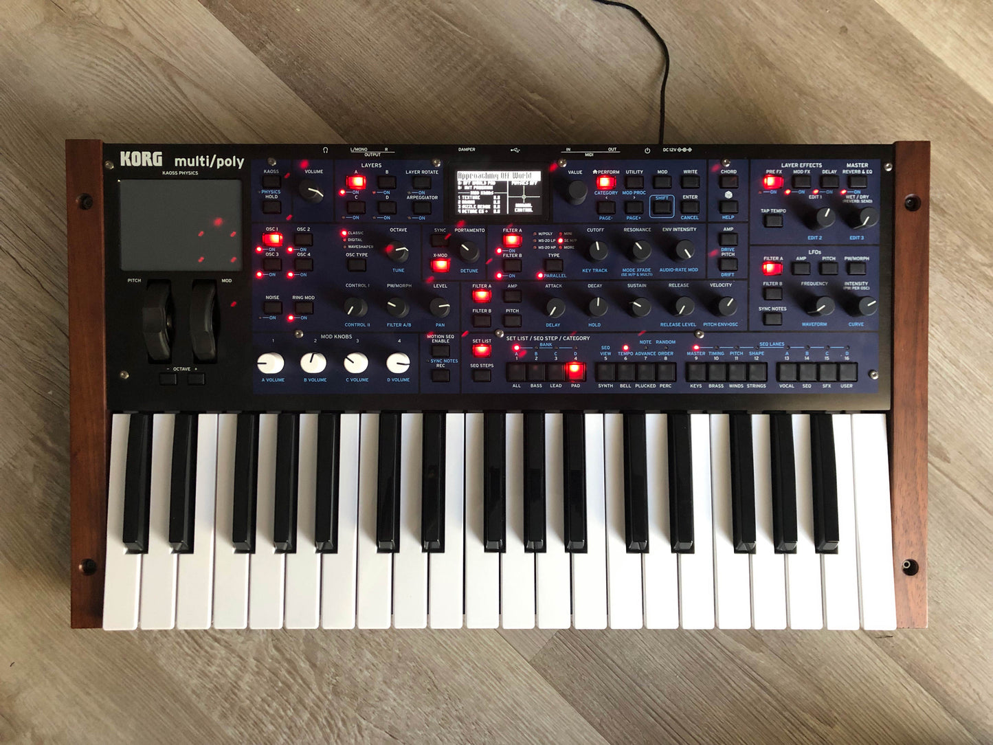 Korg Multi/Poly Analog Modeling Synthesizer w/ Gig Bag, OG Box + PSU