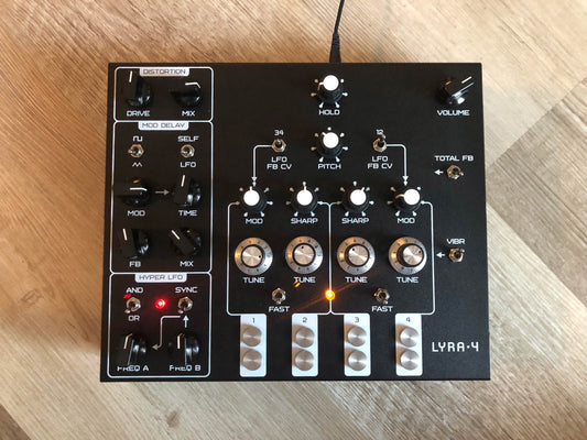 SOMA Laboratory Lyra-4 Organismic Synthesizer (Black) w/ Original Box
