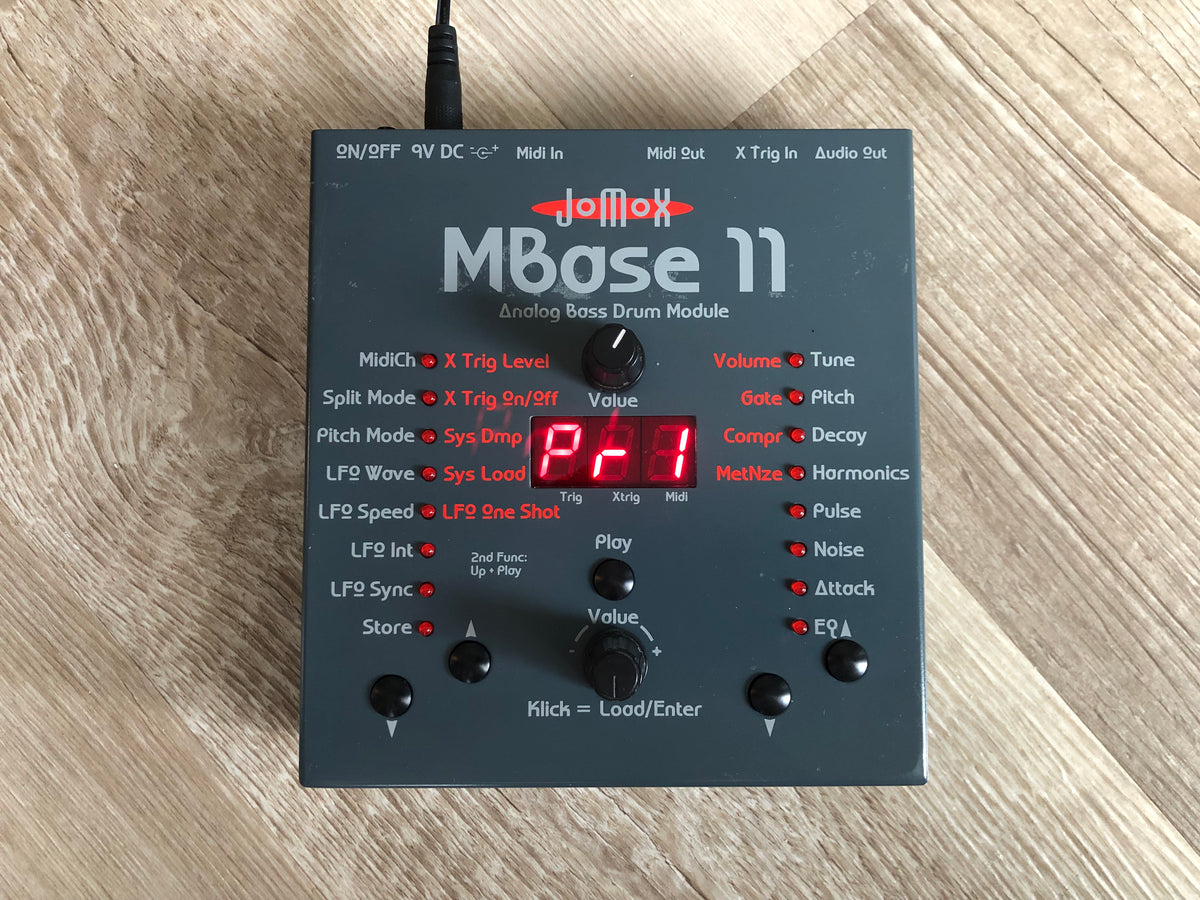 Jomox MBase 11 Analog Kick Drum Synthesizer w/ All New Tacts + OG PSU