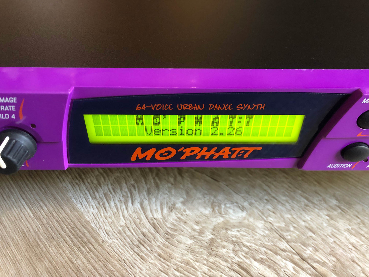 E-MU Systems Mo' Phatt 64-Voice Synthesizer w/ New Encoder + New, Modern PSU
