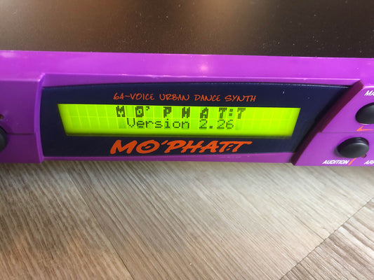 E-MU Systems Mo' Phatt Synthesizer Sound Module w/ New Encoder + Rack Ears