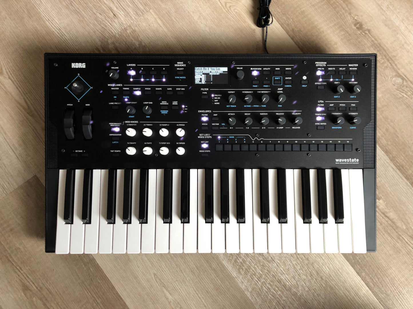 Korg Wavestate MKII Wave Sequencing Synthesizer w/ Aftermarket PSU