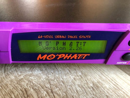 E-MU Systems Mo' Phatt Synthesizer Sound Module w/ New Encoder + Rack Ears