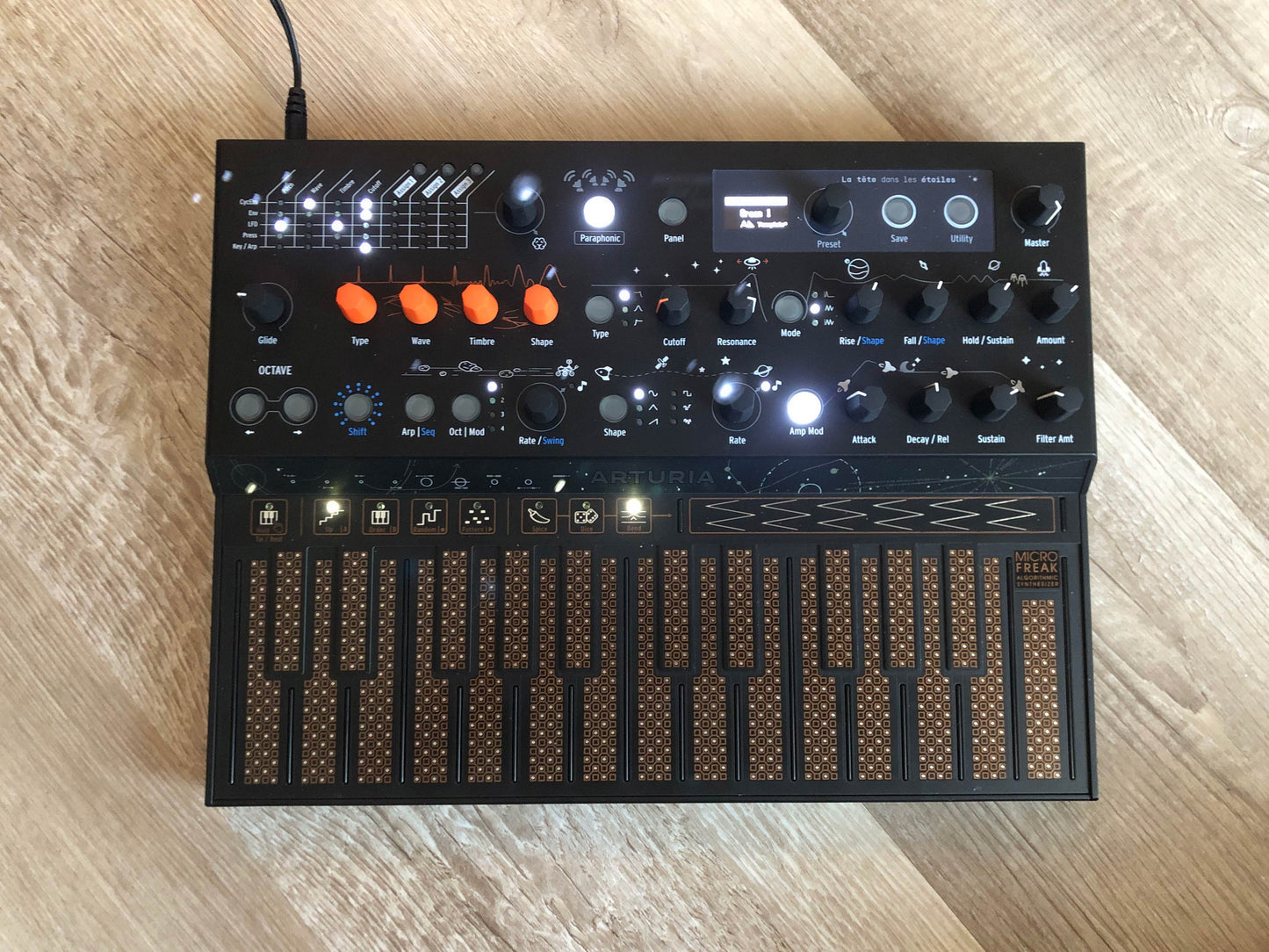 Arturia Microfreak Stellar w/ OG PSU + 2 New Midi Adapters