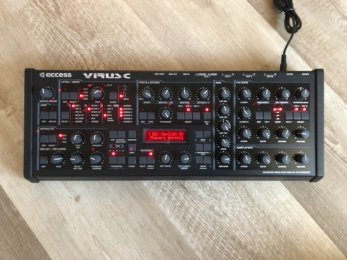 Access Virus C Desktop (Excellent) w/ All New Tacts, New Battery, Power Filter Cap + PSU