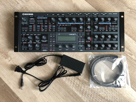 Access Virus TI Rack, w / All New Tacts, New Battery, Power Supply + HQ USB Cable