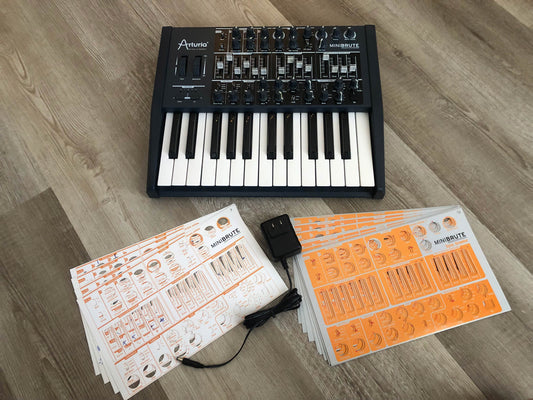 Arturia MiniBrute Analog Synthesizer, Excellent Condition (Not Sticky!) w/ PSU