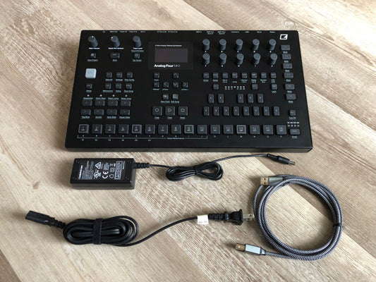 Elektron Analog Four MKII w/ New Encoder, OG PSU + New 7ft USB Cable