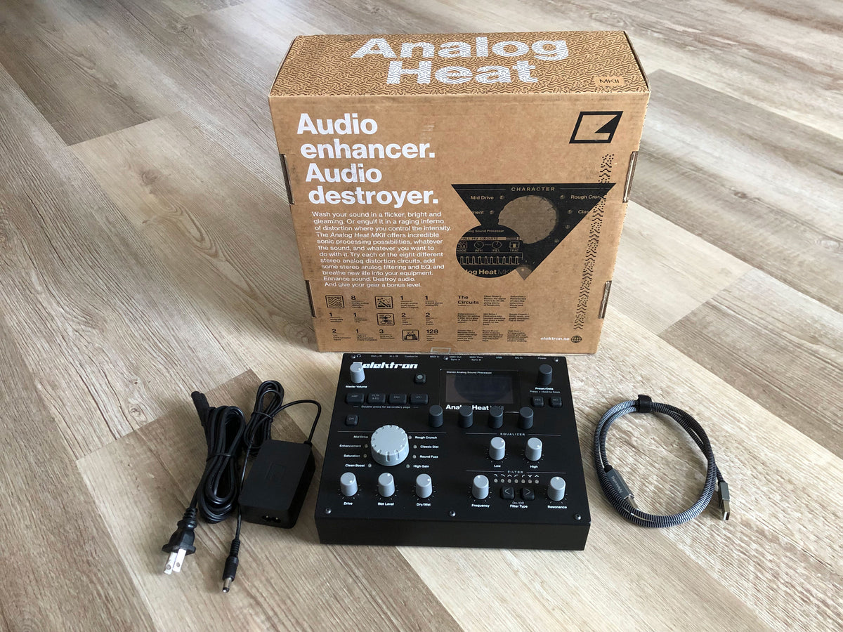 Elektron Analog Heat MKII Minty w/ OG Box, PSU + USB Cable