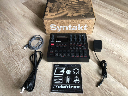 Elektron Syntakt w/ OG Box, PSU + USB Cable