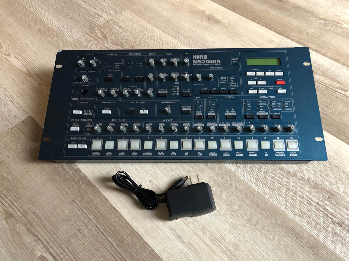 Korg MS2000R Analog Modeling Rack Synthesizer w/ Power Supply