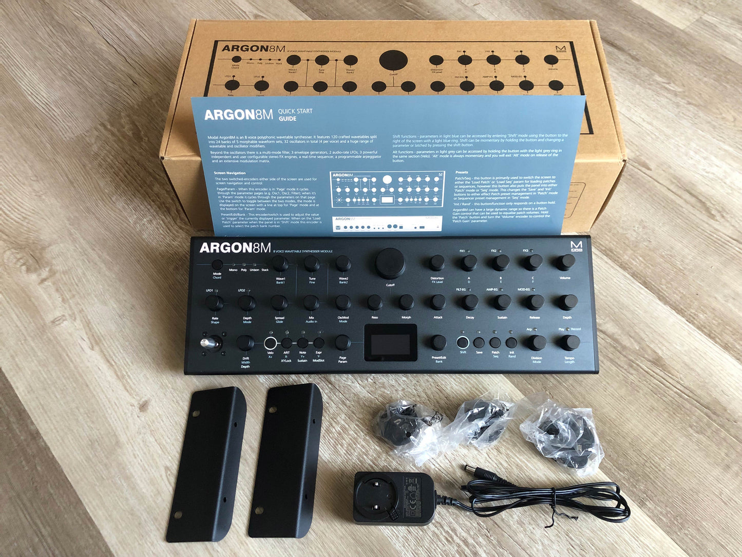 Modal Argon 8M Desktop / Rack Wavetable Synthesizer w/ the OG Box