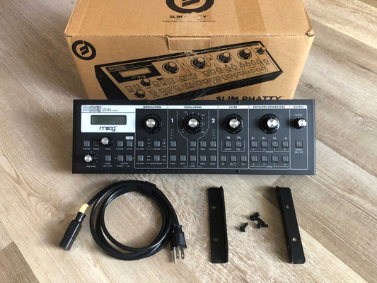 Moog Slim Phatty Analog Synthesizer w/ Original Box + Rack Ears