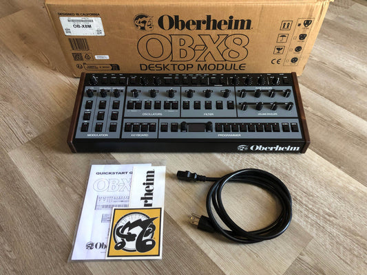 Oberheim OB-X8 Analog Desktop Synthesizer in Excellent Condition w/ OG Box