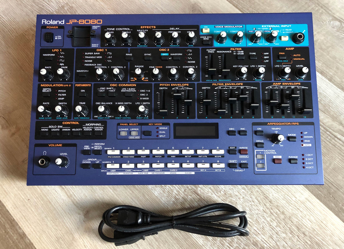 Roland JP-8080 Analog Modeling Synthesizer & Vocoder, Recently Serviced