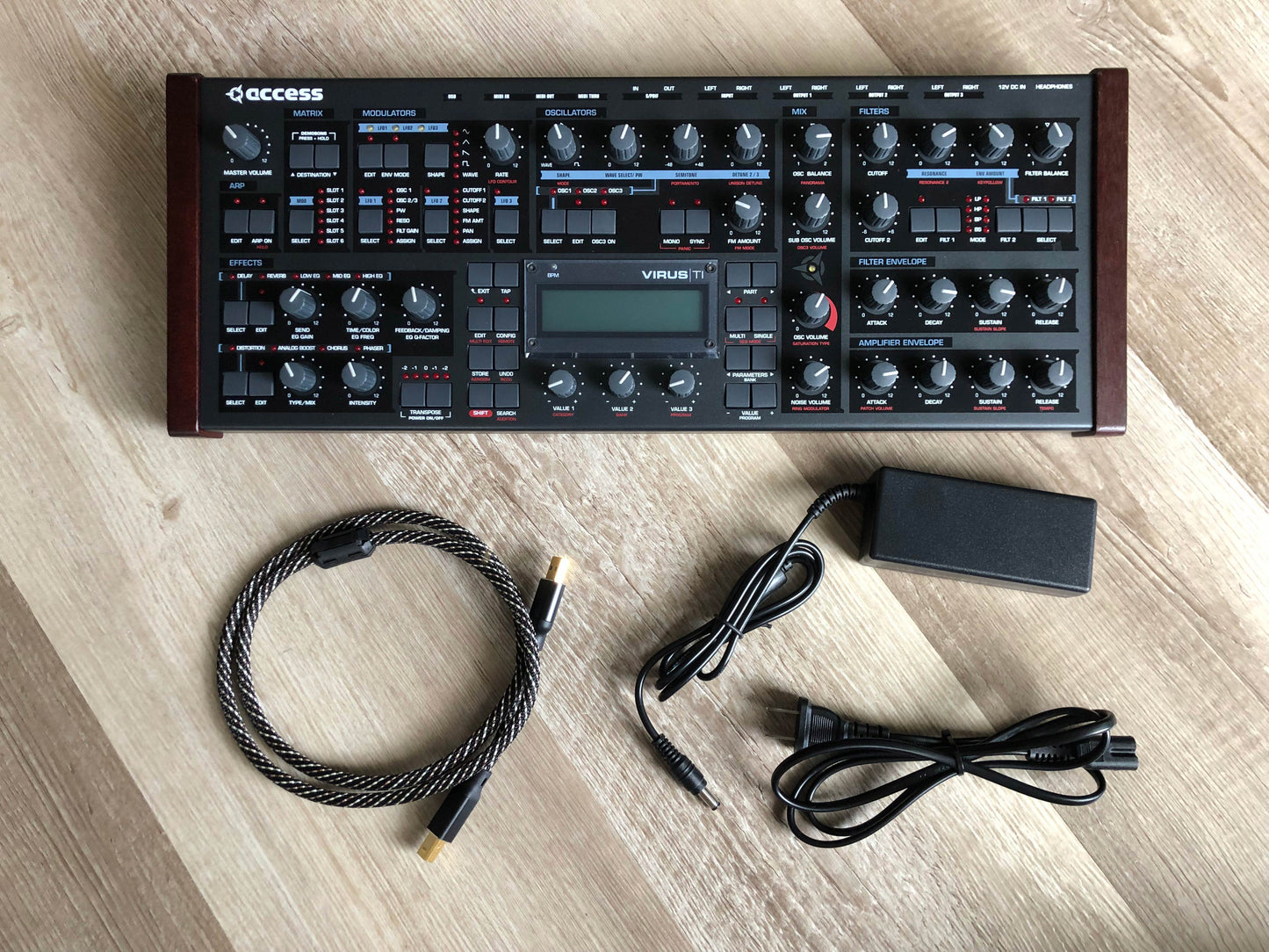 Access Virus TI Desktop w/ All New Tacts, New PSU + HQ USB Cable