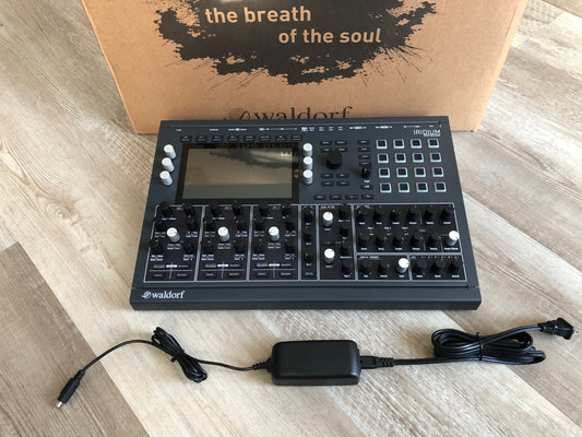 Waldorf Iridium Desktop MKI 16-Voice Synthesizer w/ OG Box, 128GB microSD + PSU