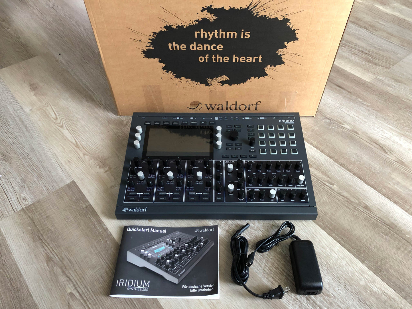 Waldorf Iridium Desktop MKI 16-Voice Synthesizer w/ OG Box, Manual + PSU