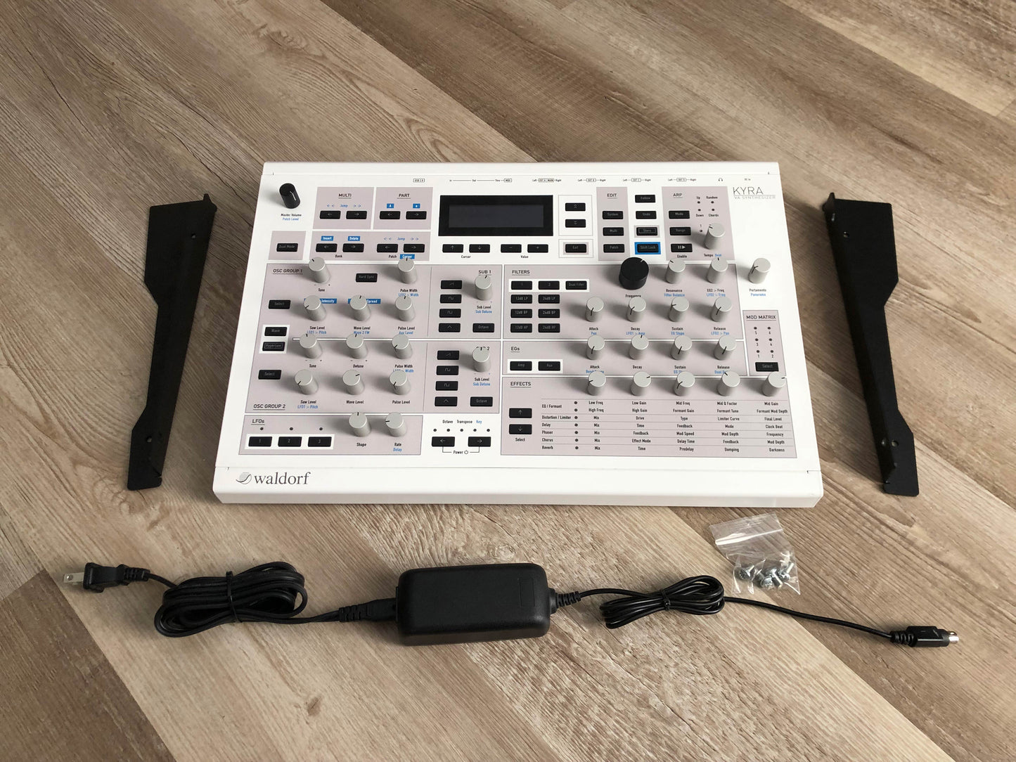 Waldorf Kyra Virtual Analog Desktop Synthesizer w/ Rack Ears + OG PSU