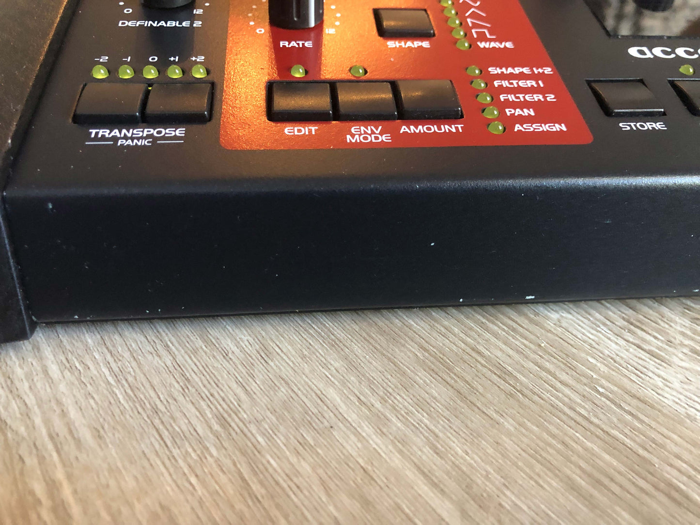 Access Virus B Desktop, All New Tacts, Power Filter Cap, Battery, Custom Wood Sides + PSU, OS 4.9