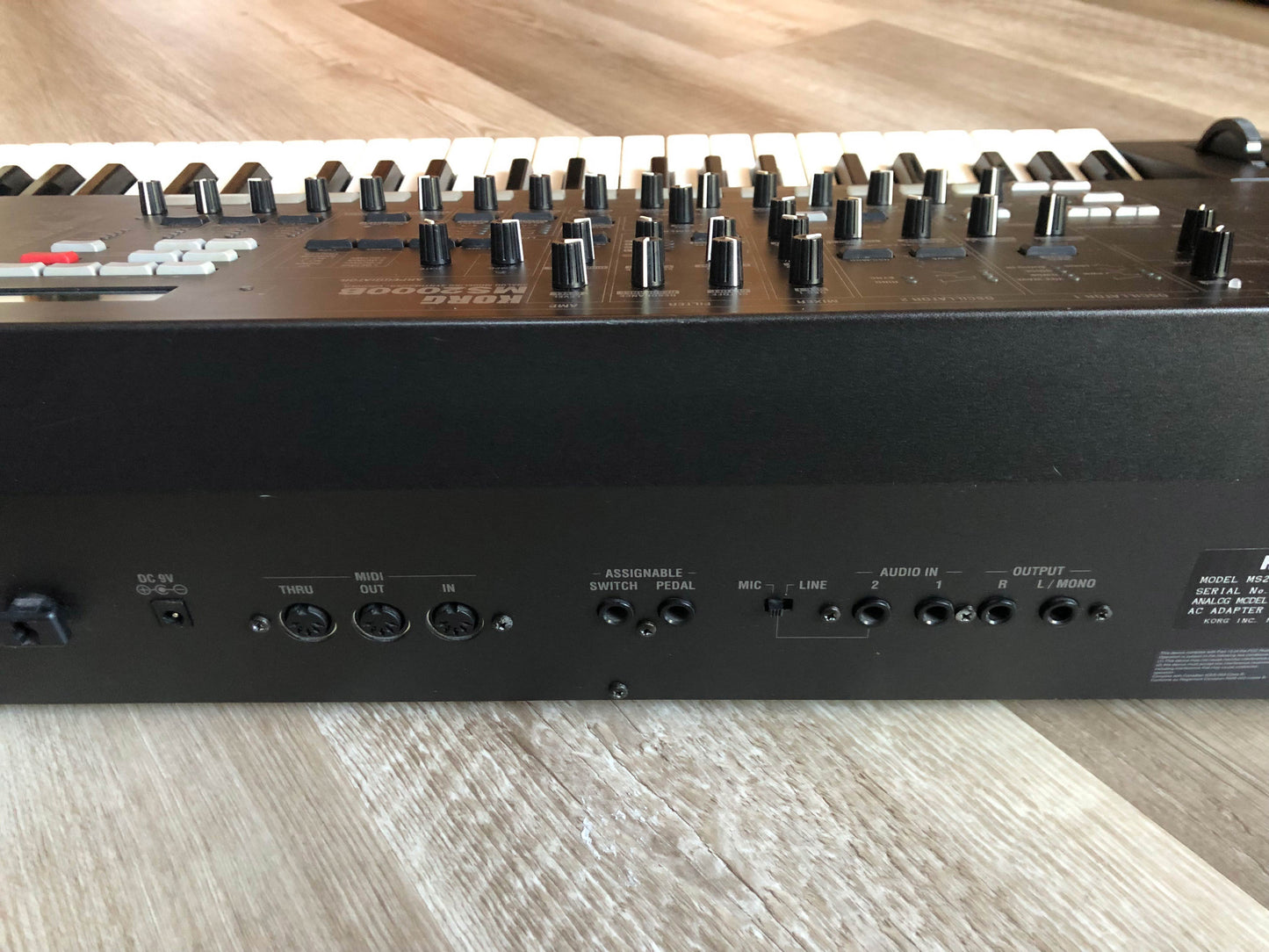 Korg MS2000B w/ Gooseneck Mic + PSU