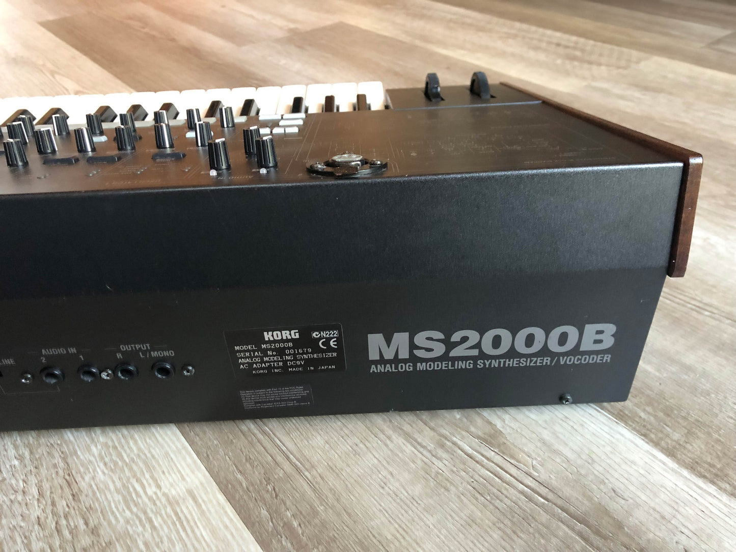 Korg MS2000B w/ Gooseneck Mic + PSU