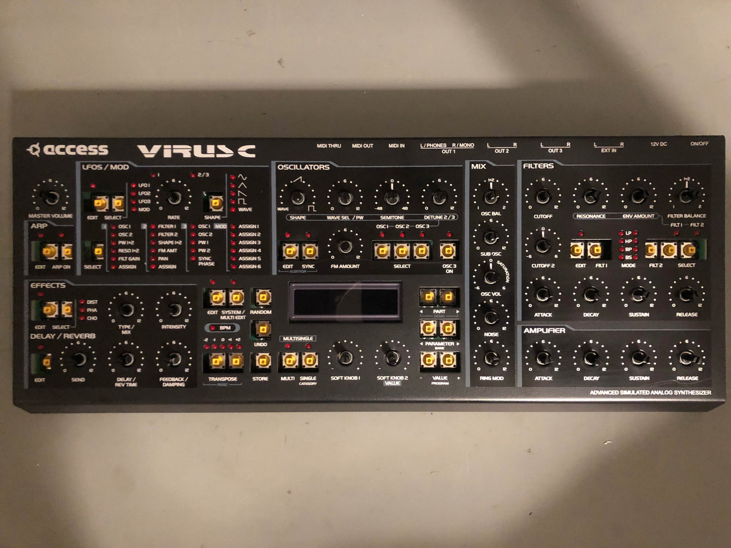 Access Virus C Desktop (Excellent) w/ All New Tacts, New Battery, Power Filter Cap + PSU